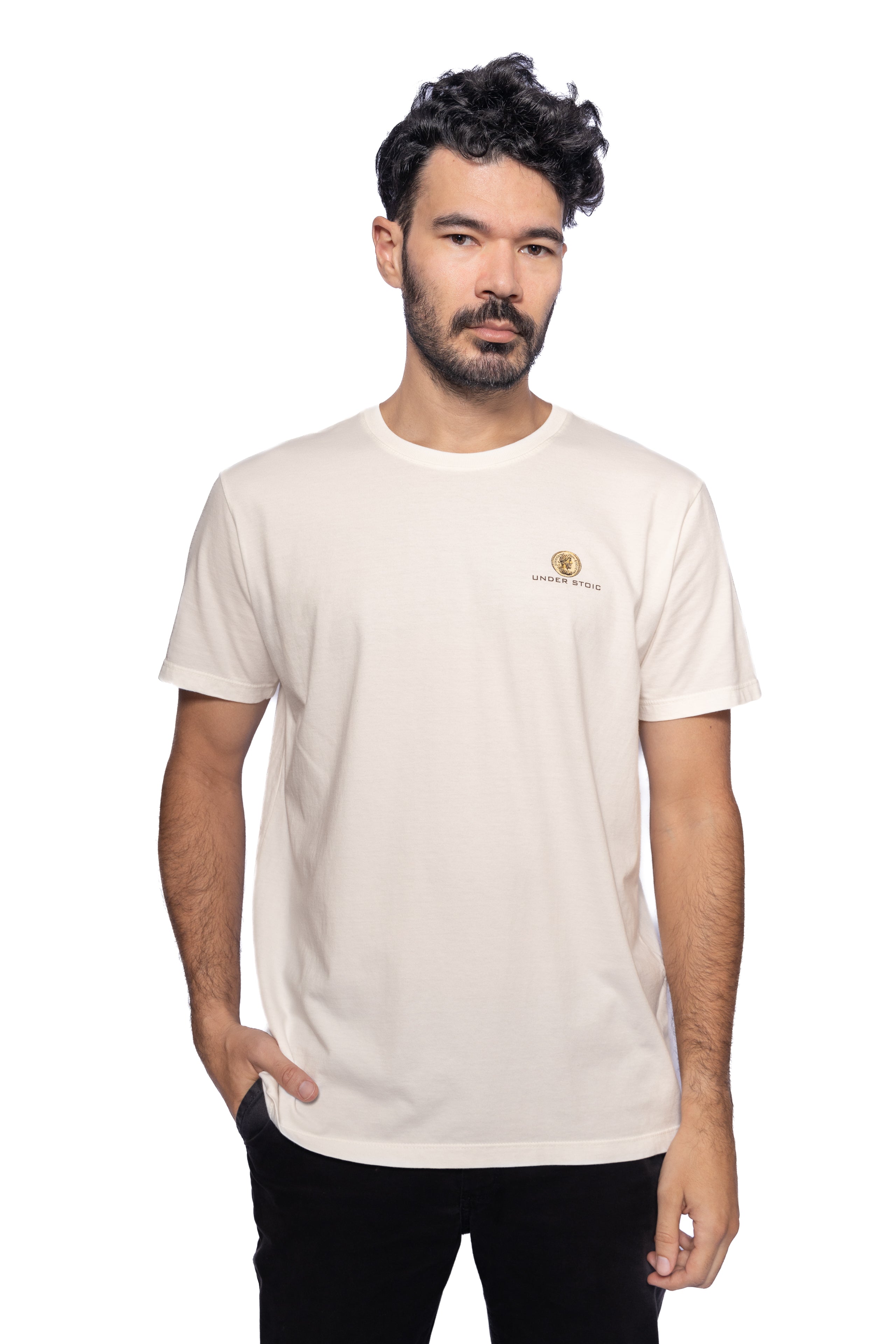 CAMISETA MARCUS AURELIUS DOURADA